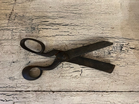English Antique Huge Shears Scizzors Industrial