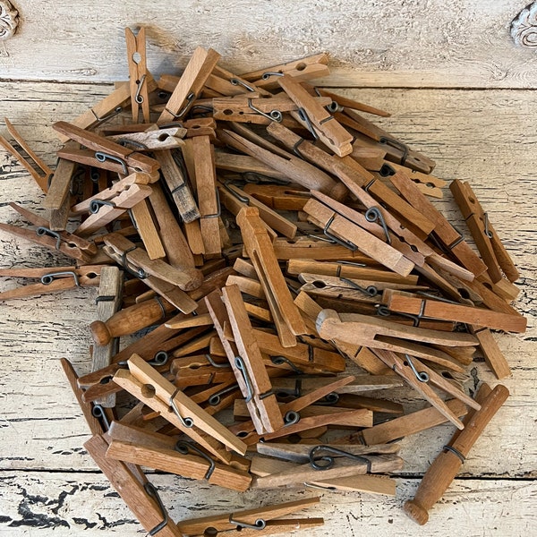 Round Clothespins Etsy