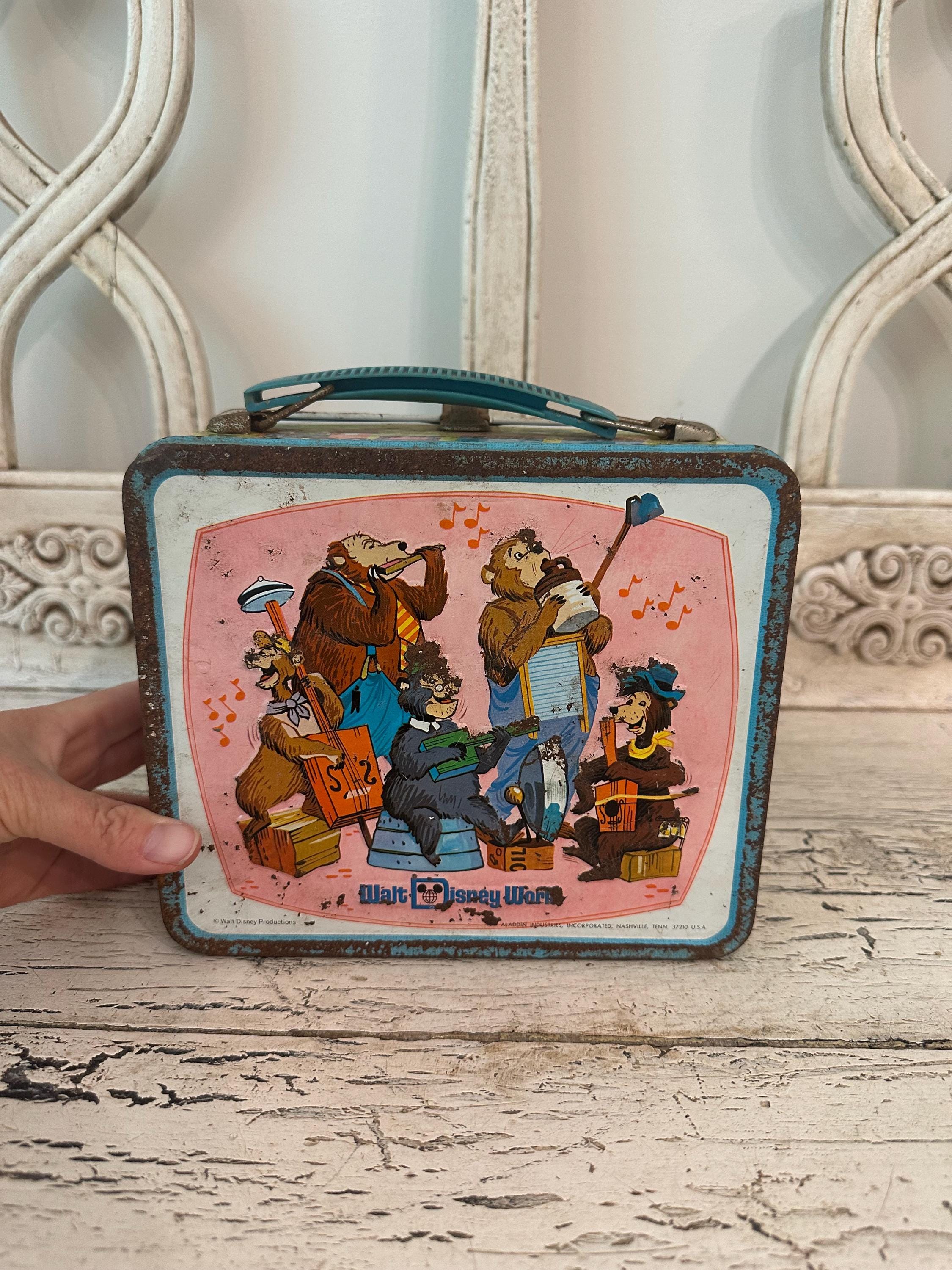 Vintage Disney Lunch Box - Walt Disney World - Rusty, No Thermos