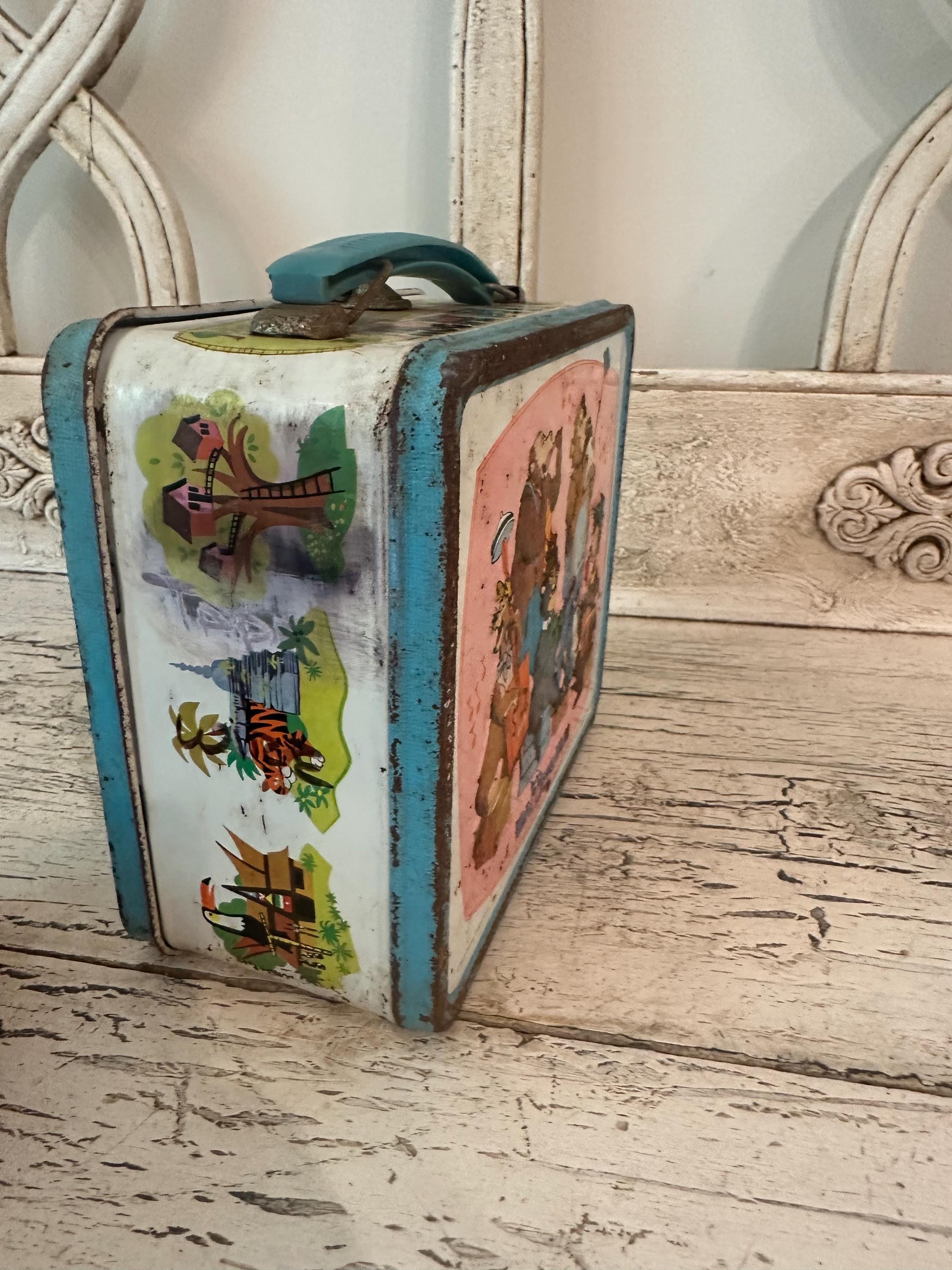 Vintage Disney Lunch Box - Walt Disney World - Rusty, No Thermos