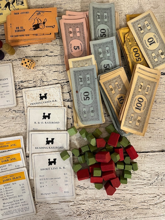 You Choose! Replacement Wood Box Pieces For Monopoly, Clue & Other Board Games