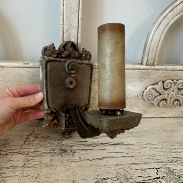 Antique Wall Sconce - 1930s - Needs Rewiring -  Restoration Project
