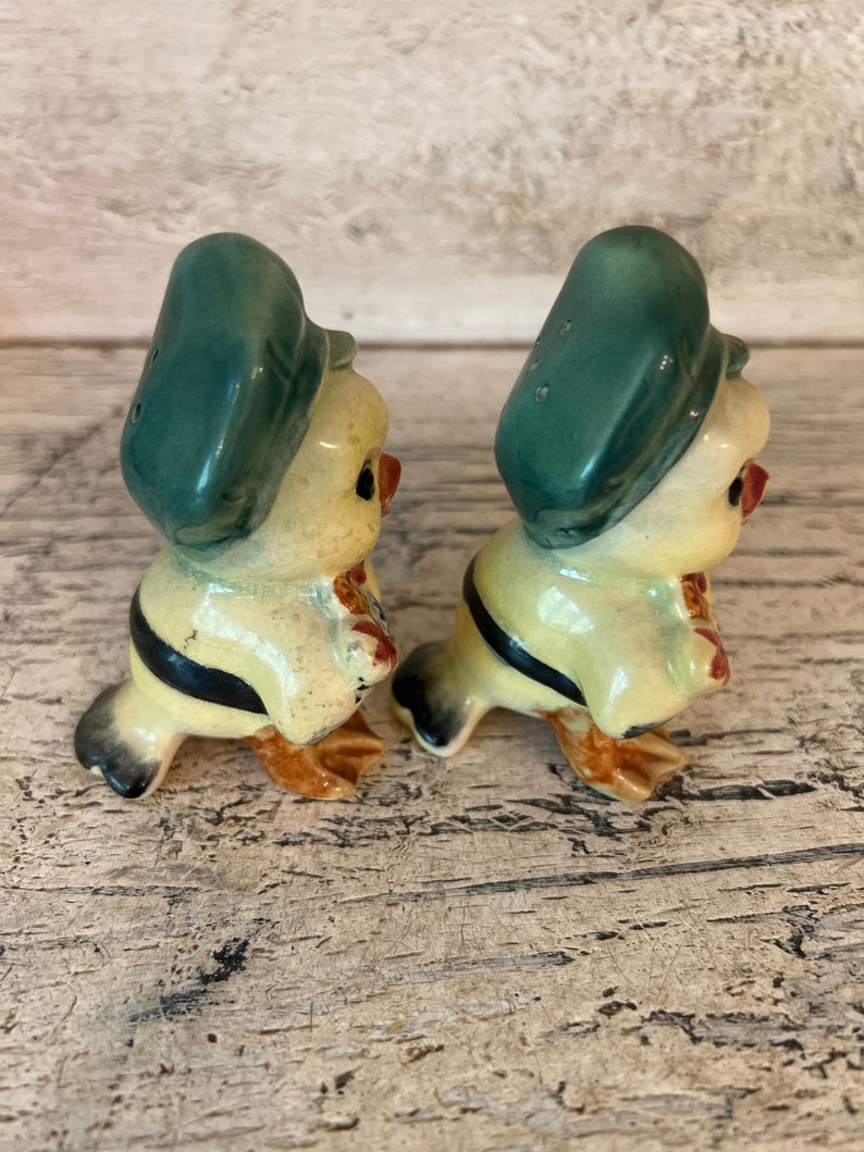 Vintage Duck Salt and Pepper Shakers 1960s Kitschy Shaker Etsy