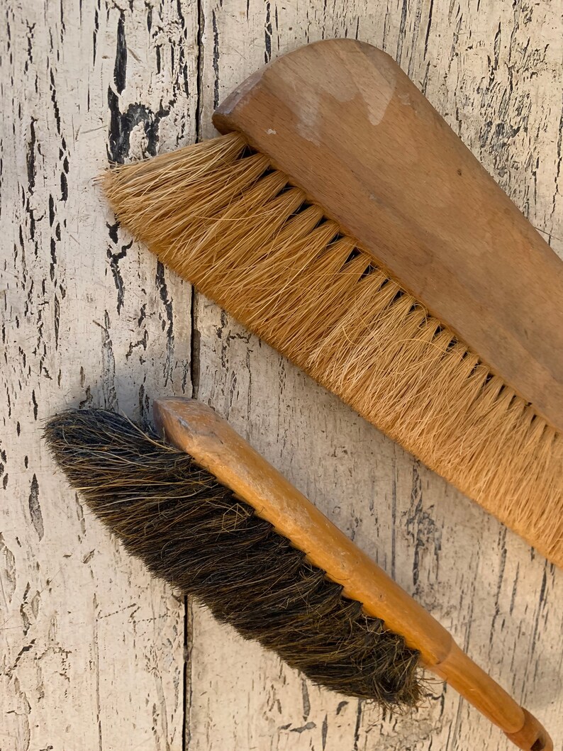 Assorted Styles Rustic Wood Drafting 2 Wooden Workshop Brushes