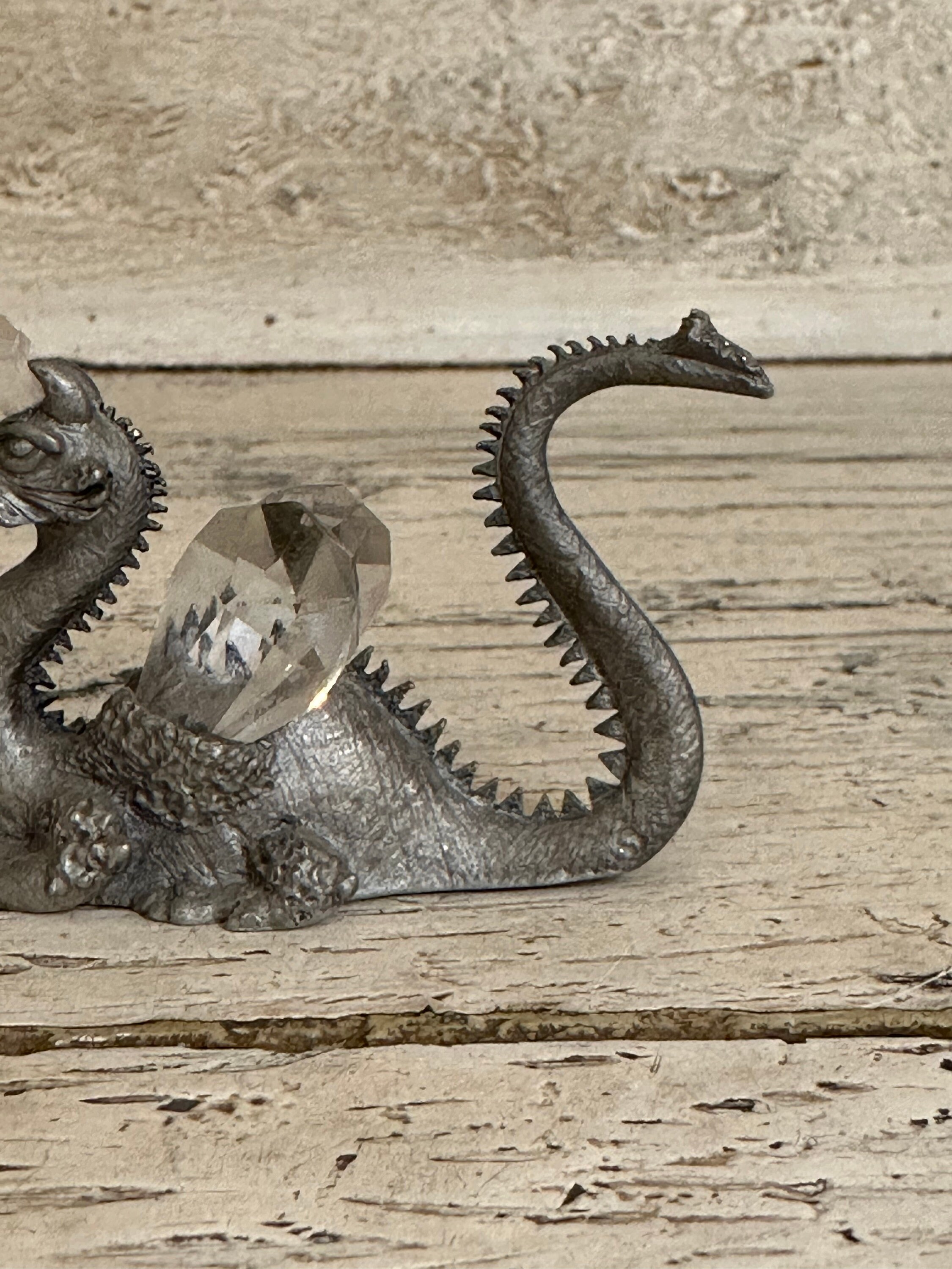 Vintage Pewter Dragon - Spoontiques - 1984 - Etsy