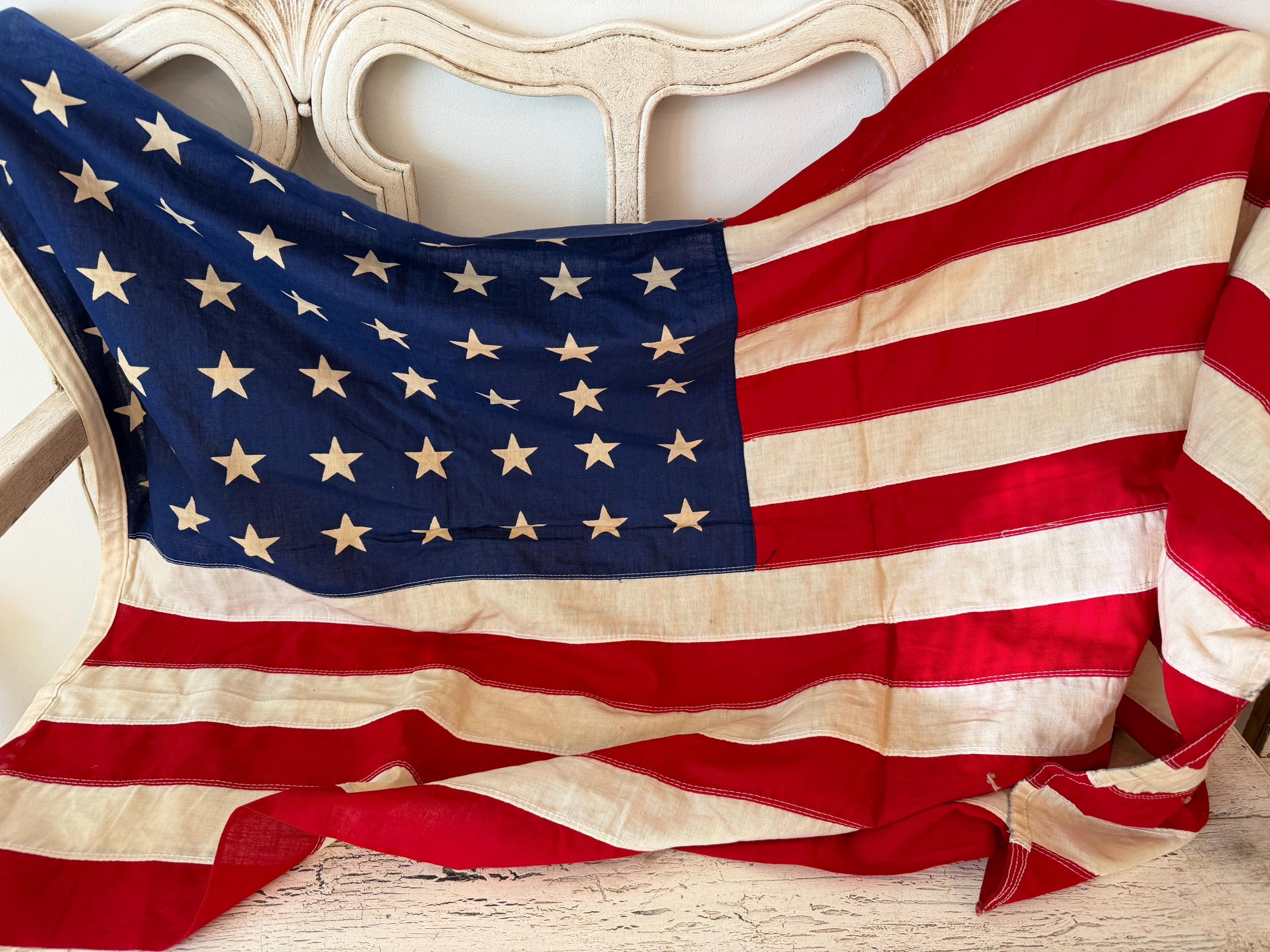 48 Star Vintage Flag - Etsy
