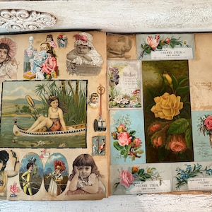 洋書 A VICTORIAN SCRAPBOOK A Victorian Scrapbook: Cynthia Hart, Priscilla Dunhill