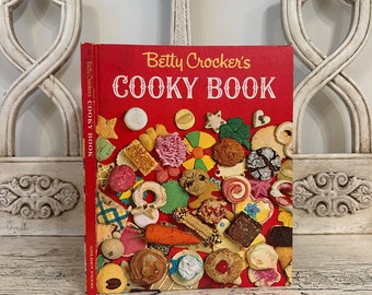 Vintage Betty Crocker's Cooky Book - First Edition, Seventh Printing - 1963 - Vintage Cookie Recipe Cook Book