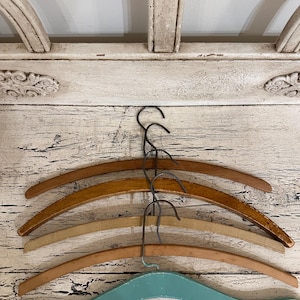 Old Wooden Hangers - Etsy