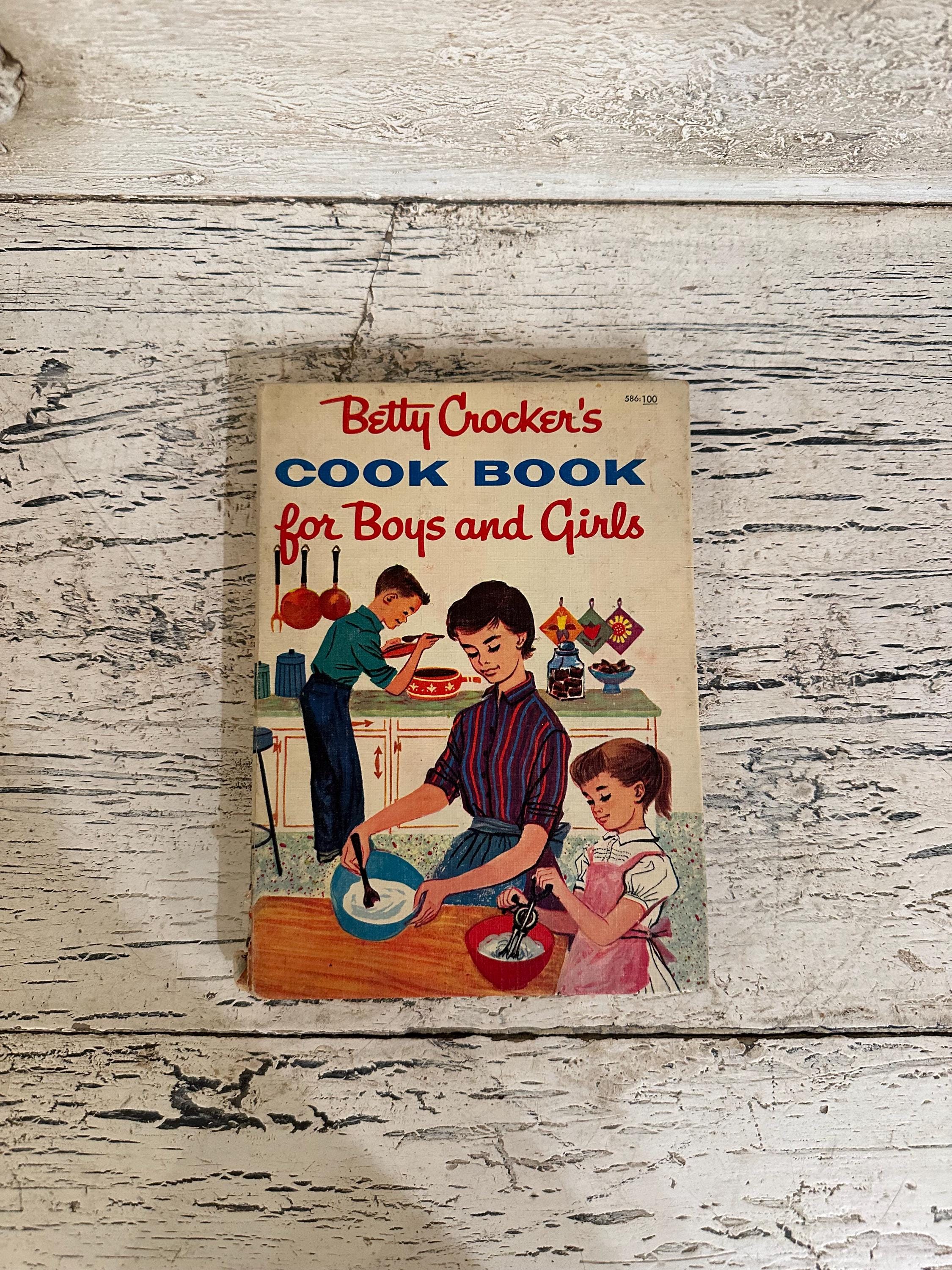 Vintage Betty Crocker Cook Book for Boys and Girls - 1957