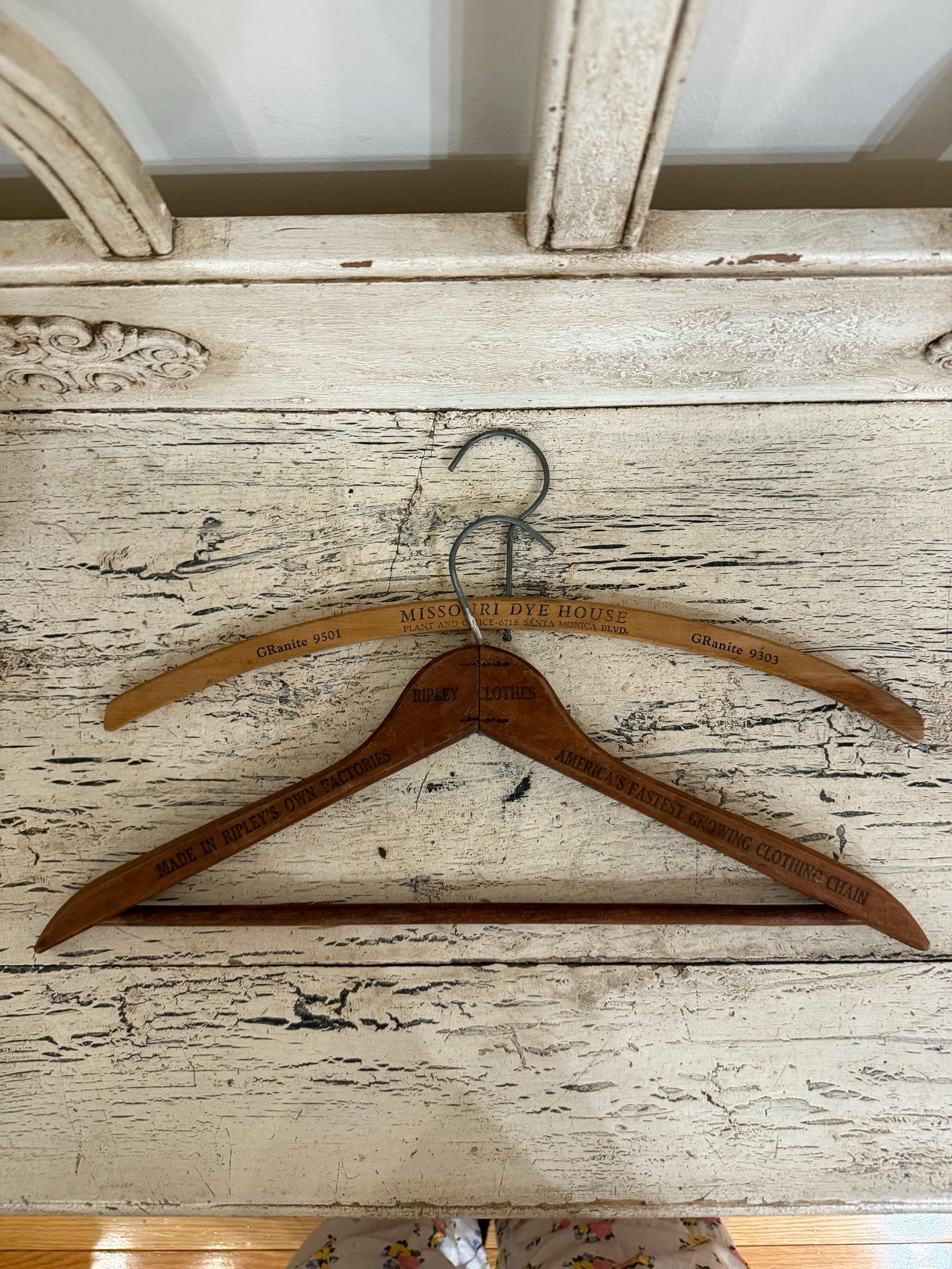 Old Wooden Hangers - Etsy