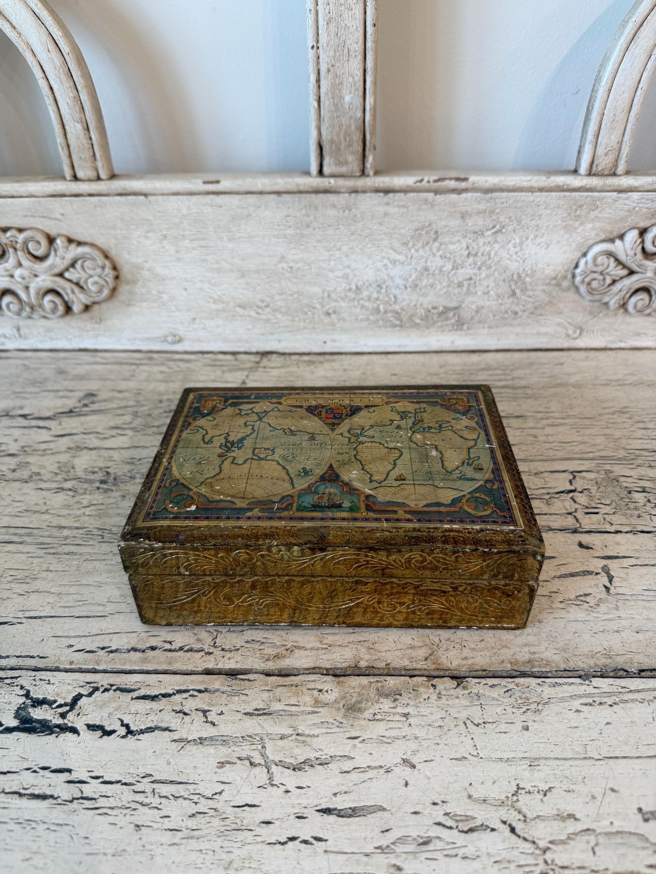 Florentine Box With Key - Etsy