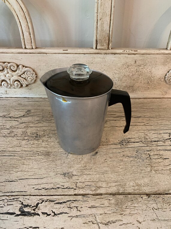 Vintage Stovetop Percolator Coffee Pot 