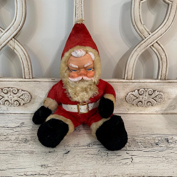 Vintage Santa Claus Doll - 18 Inches - Retro Christmas Decoration