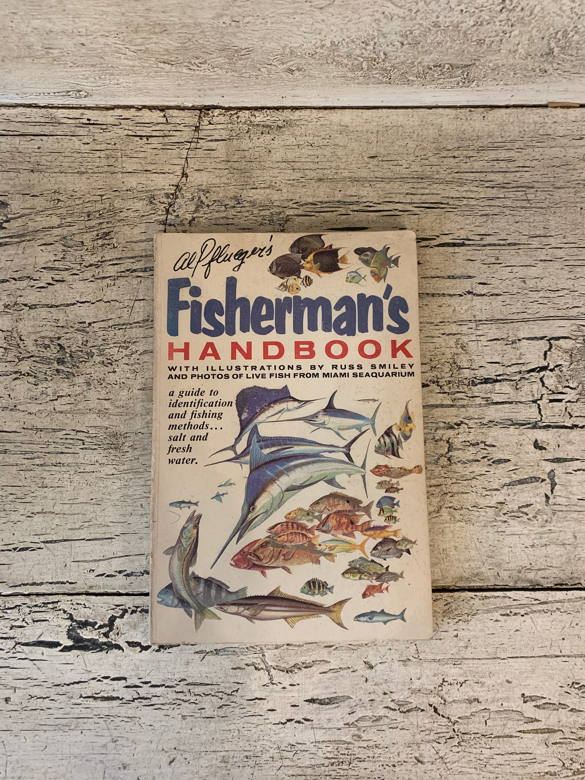 Vintage Fishing Book Al Pflueger's Fisherman's Handbook Colorful