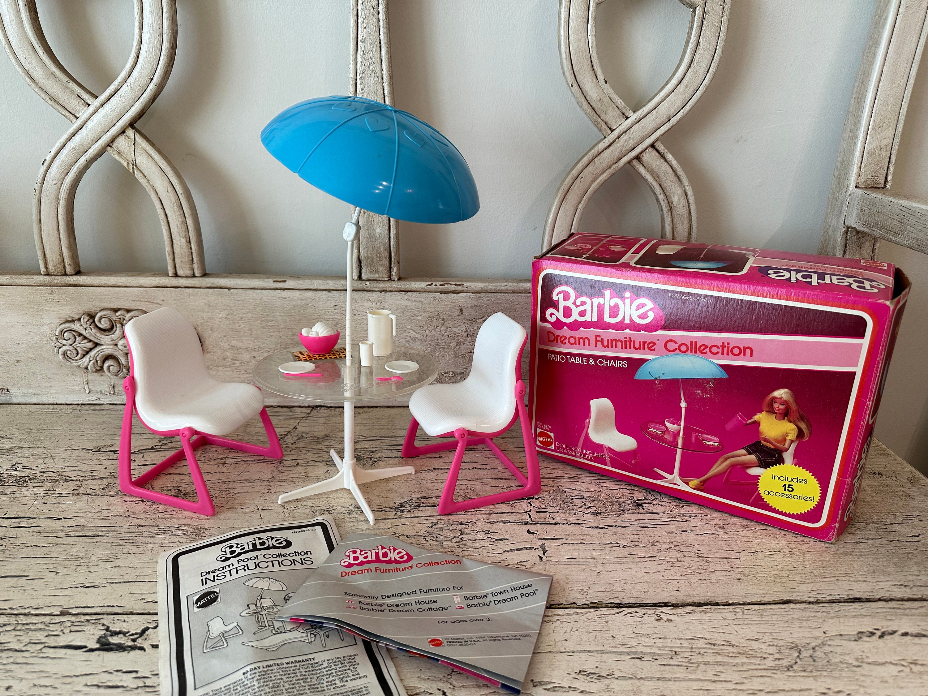 Barbie patio furniture sale
