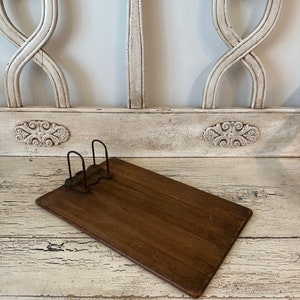 Vintage Wooden Clipboard - Rusty and Rustic