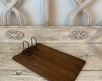 Vintage Wooden Clipboard - Rusty and Rustic