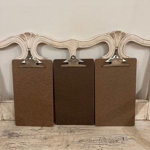 Trio of Vintage Clipboards - Larger Legal Size - Retro Office or Great for Art Display