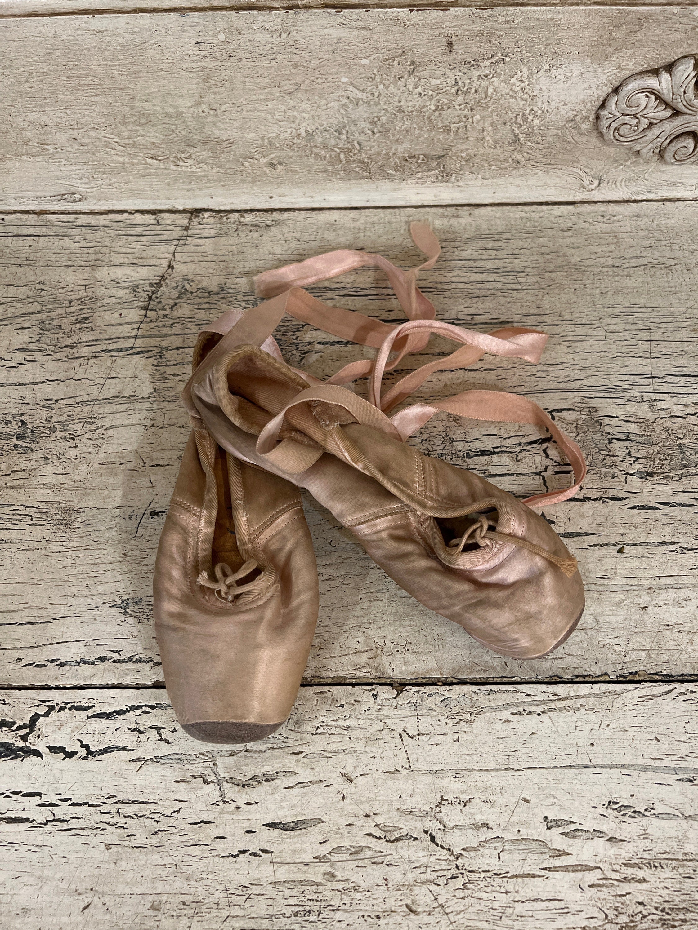 Vintage Ballet Shoes Pointe Shoes - Etsy