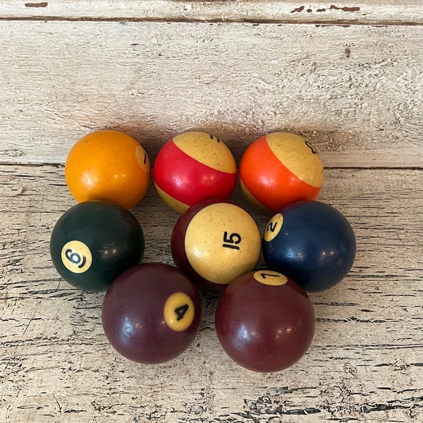 Pool Table Balls Etsy