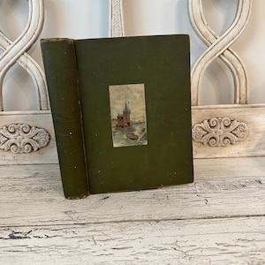 Livre de poésie victorienne - livre de poésie antique pour femmes de 1893 - poèmes, prose et illustrations - effet vieilli