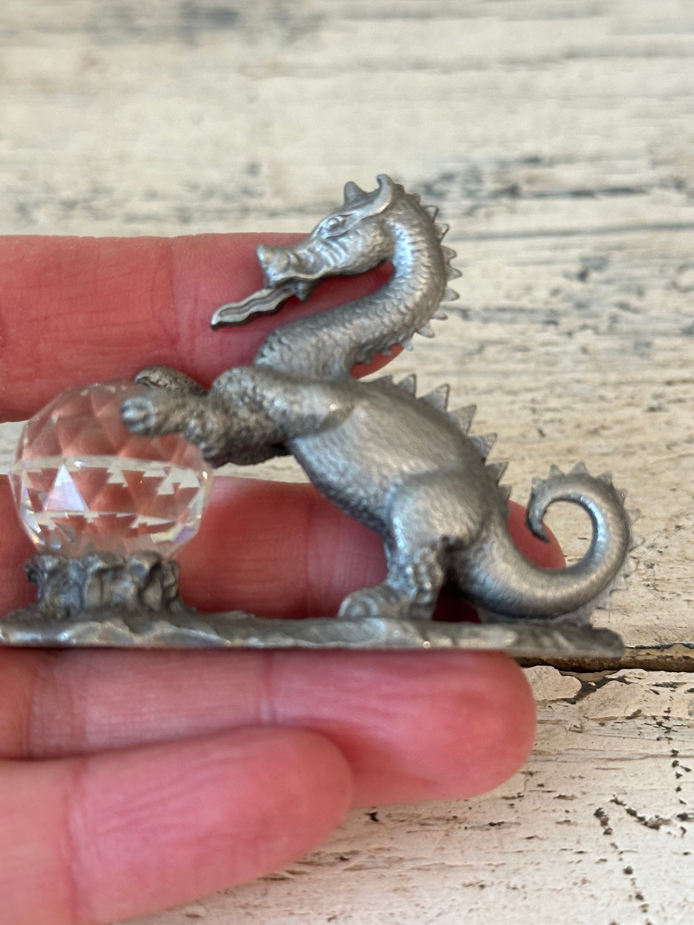 Vintage Pewter Dragon - Spoontiques - 1984 - Etsy