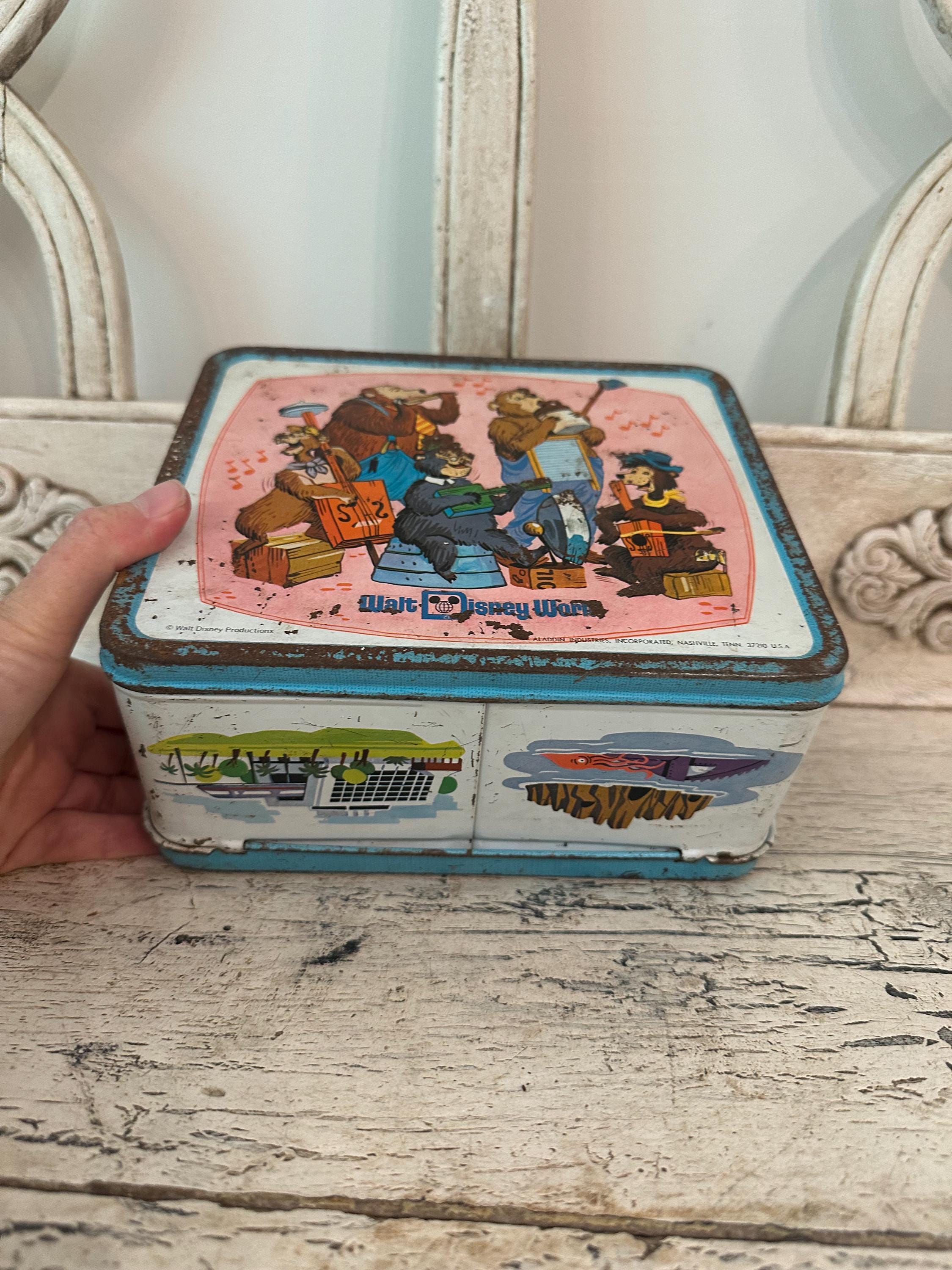 Vintage Disney Lunch Box - Walt Disney World - Rusty, No Thermos