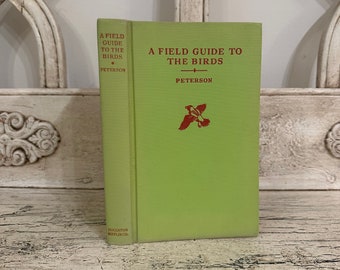 Vintage Field Guide to the Birds - Peterson - 1950's Printing - Vintage Bird Book