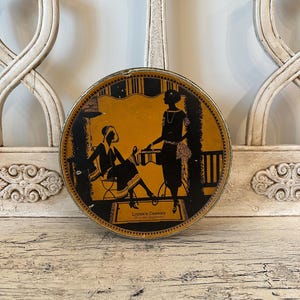Pretty Art Nouveau Candy Tin - Luden&#39;s - 1920&#39;s - 1930&#39;s