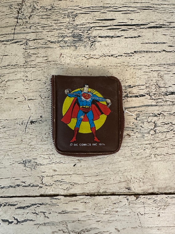 Vintage DC Comics Superman Wallet 1976 Etsy