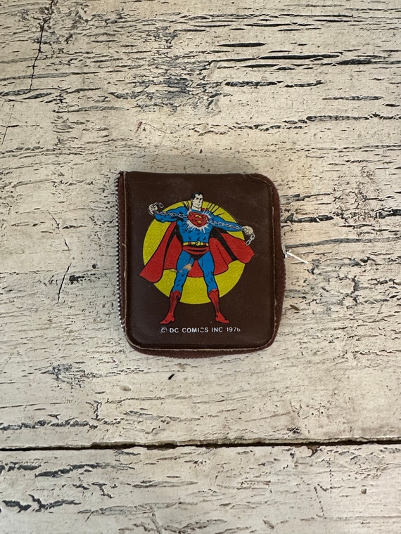 Vintage DC Comics Superman Wallet - 1976