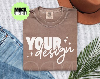 Espresso Comfort Colors 1717 Shirt Mockup