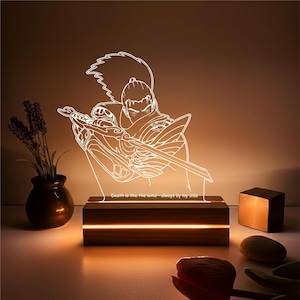 Personalized Yasuo Night Light, League of Legends Lamp, Gaming Room Decor
