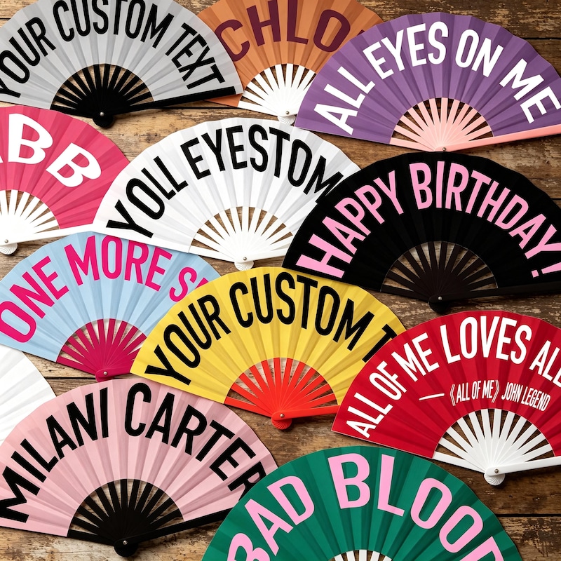 Metallic Clack Fan - Etsy UK