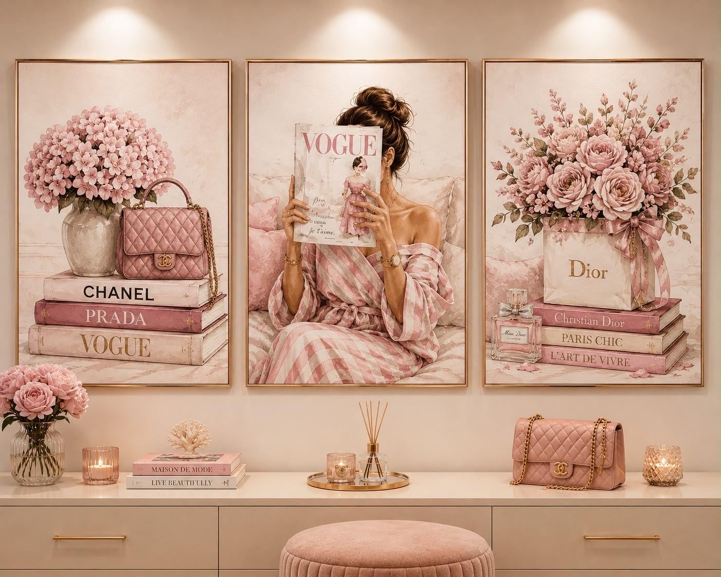 Chanel and Dior Art - Etsy
