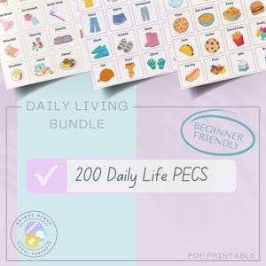 Pack vie quotidienne | Communication visuelle, Autisme, TDAH (version imprimable) - PECS