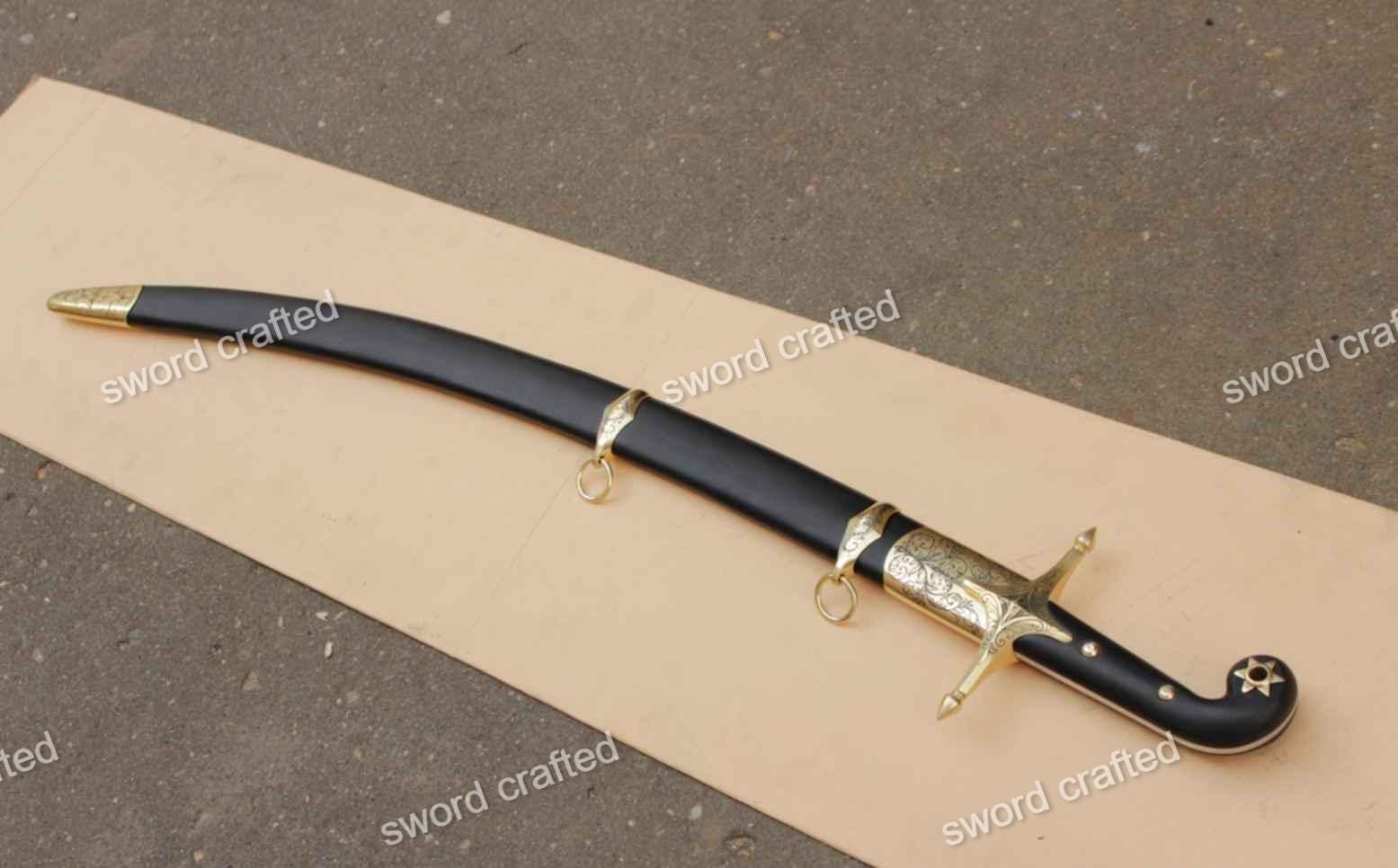 Handmade Ottoman Sword, Islamic Shamshir With Scabbard Gift for Him - Etsy