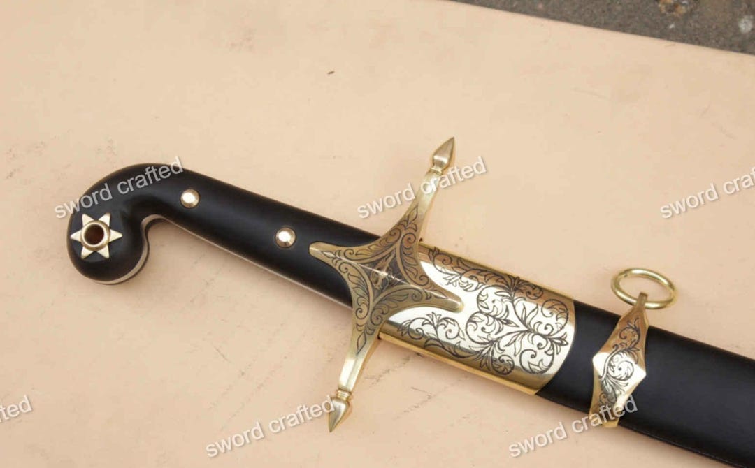 Handmade Ottoman Sword, Islamic Shamshir With Scabbard Gift for Him - Etsy