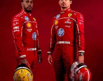 Formula 1 Suits (2025) with Matching Gloves and Shoes Available, add your name & number, karting suit, halloween costume, CIK/FIA Level 2