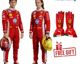 Kids and Adults Formula 1 Suits (2026) of Famous Racers with Matching Gloves and Shoes Available, Free Customizable with your Name, Flag etc