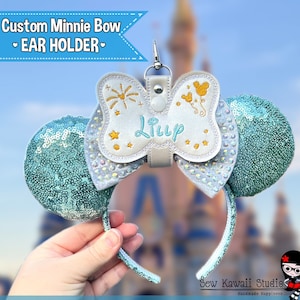 Soporte para orejas de ratón personalizable, llavero de mochila