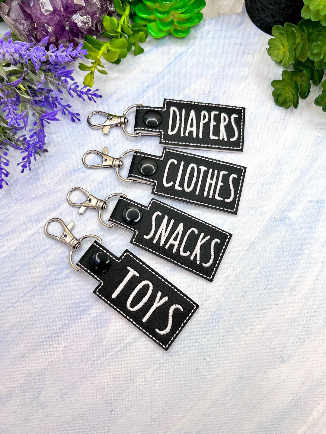 Diaper Bag Tags Purse Pouch Labels Diaper Bag Labels Cube Tag Etsy