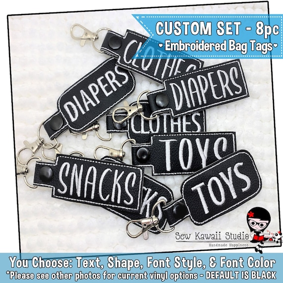 Vinyl diaper store bag