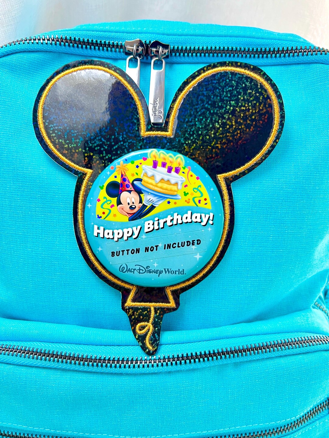 Mickey Balloon Button Backer Mickey Button Holder Balloon Button ...