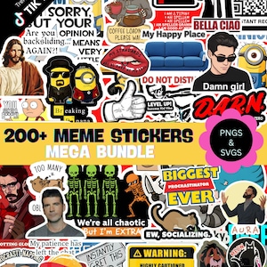 200枚以上の大人向け面白い皮肉ステッカーPNGバンドル - いたずらミーム（下品）、ミームステッカー、皮肉PNG、面白い皮肉ステッカー