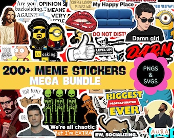 200+ Funny Sarcastic Stickers For Adults PNG Bundle - Prank Meme (Dirty),  Meme Stickers, Sarcastic PNG, Funny Sarcastic Stickers