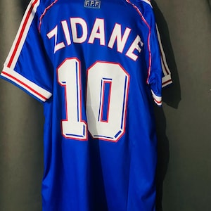 Retro France Zidane jersey, France Zidane jersey/kit, vintage France football kits, Retro Zidane France soccer jersey, Zidane jersey,vintage