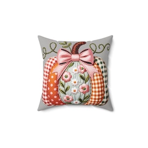 Get Cozy with this Pumpkin Decorative Pillow for Fall