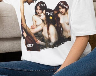 Surreal Meme T-Shirt | Psychedelic Art Graphic Tee, Alternative Streetwear